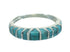 Genuine Sterling Silver Turquoise Inlay Jewelry Ring Size 5-1/4 RX86597